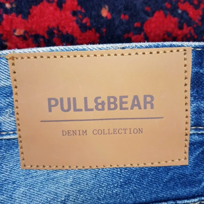 شلوار جین مردانه مام فیت زاپ‌دار از pull & bear کد 269