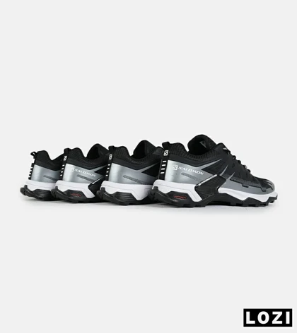 کفش کوهنوردی مشکی طوسی مردانه و زنانه سالومون ایکس تی مدل 7348