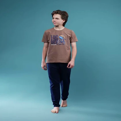 تیشرت شلوار جانا طرح live love ride