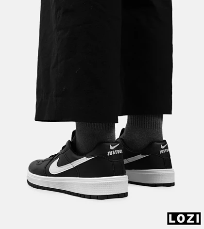 کفش کتانی مردانه مشکی سفید نایک NIKE SB