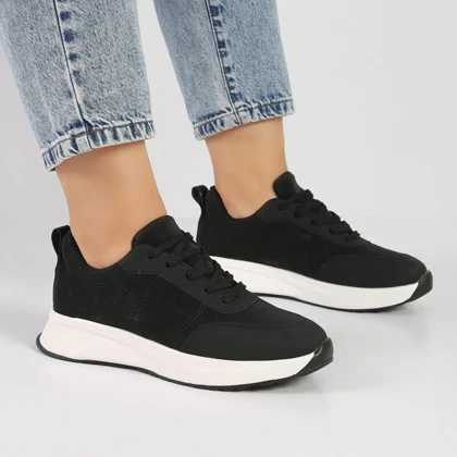 کفش اسپرت و راحتی زنانه و دخترانه رنگ مشکی کد M801