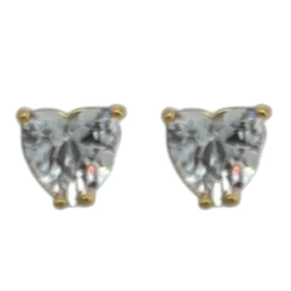 گوشواره زنانه طرح قلب جواهری شیک ژوپینگ