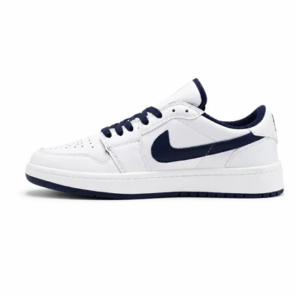 کفش و کتانی مردانه مدل نایک ترویس NIKE TRAVIS رنگ سفید سرمه ای کد 30195