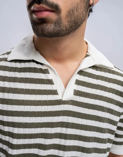 بافت رینگر یقه هفت