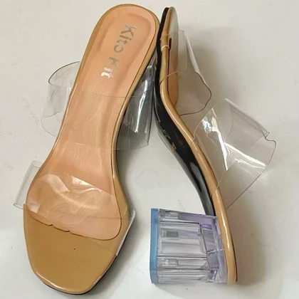صندل پاشنه‌دار طلقی آنجلینا(روزمره و روفرشی)