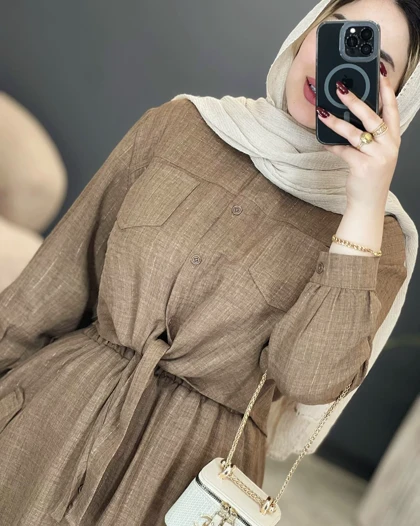 شومیز پاپیون مزونی شانتون