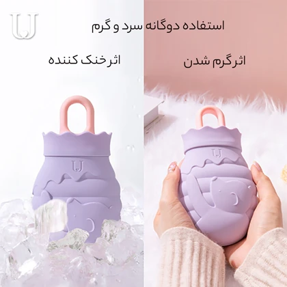 کیسه آب گرم سیلیکونی جوردن و جودی 260 میلی‌لیتری و 460 میلی‌لیتری JJ-WD0032