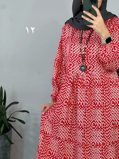 پیراهن مانتویی بلند تینا