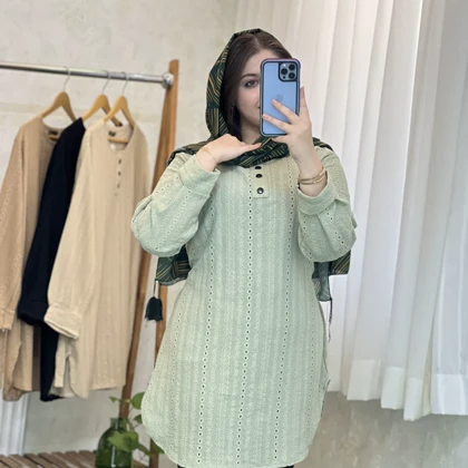 تونیک بلند مراکشی زنانه کد 1568