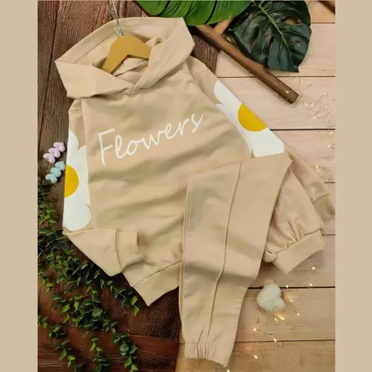 هودی شلوار دخترانه مدل Flower