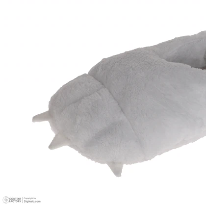 دمپایی روفرشی مدل اسلیپر طرح هیولا سغید