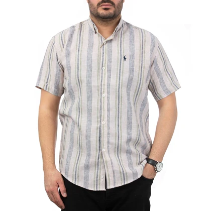 پیراهن آستین کوتاه کنفی مردانه تن کوک مدل 12111015