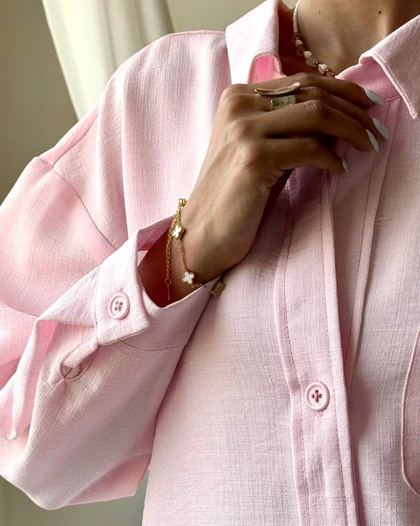 شومیز تک جیب شانتون کد 500427