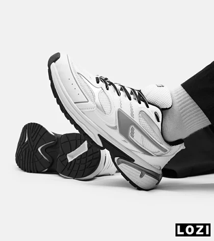 کفش کتانی بزرگپا سفید طوسی DIESEL S-SERENDIPITY SPORT مدل 6920