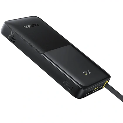 پاوربانک 10000 میلی‌آمپر USB و تایپ‌سی با کابل تایپ‌سی 20 وات بیسوس Baseus PPBD2-1W20 / P10077101113