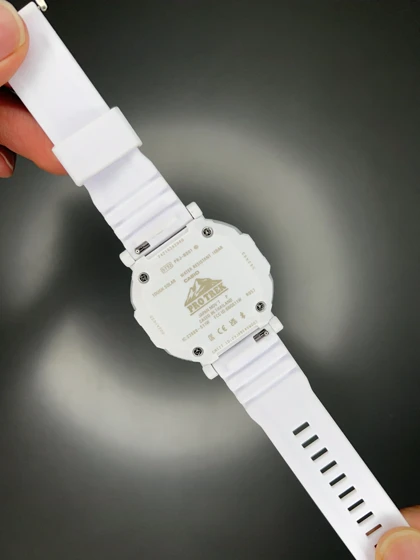 ساعت مچی کاسیو جی شاک پروترک بند رابر سفید Casio G-shock Protrek