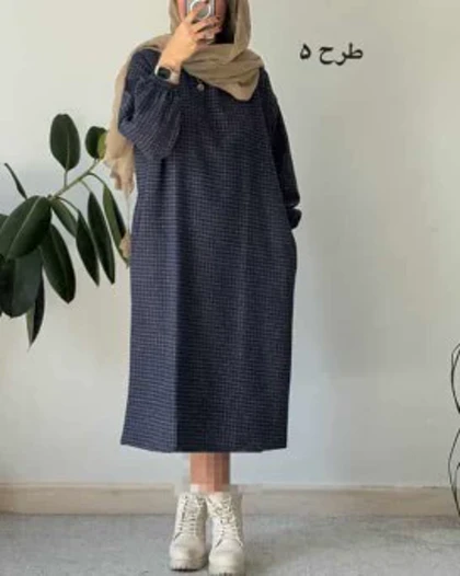 کفتان پشمی چهارخونه دیبا 3
