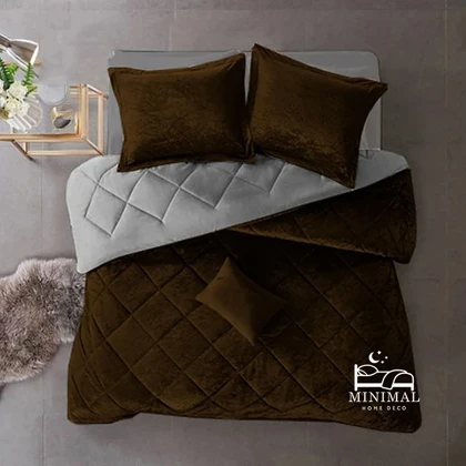 روتختی مینیمال مخمل طرح لوزی