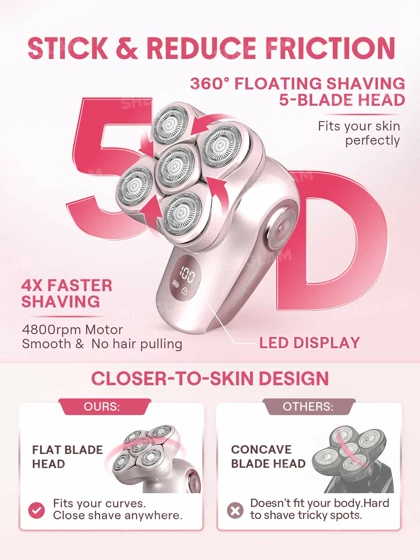 Smooth Moves 5D Flash Electric Shaver