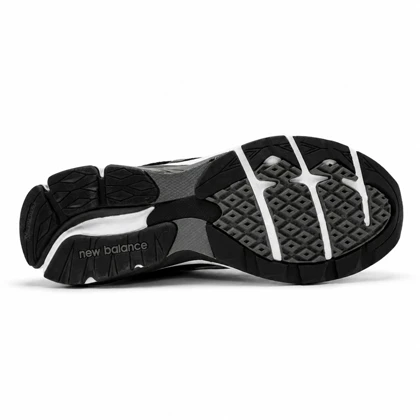 کفش و کتانی مردانه چرم طبیعی مدل نیوبالانس NEWBALANCE 990 رنگ مشکی کد 8489