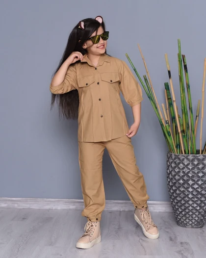 شومیز شلوار دو جیب