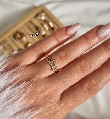 انگشتر طرح طلا