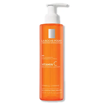 ژل شستشوی صورت روشن‌کننده و ضدلک لاروش پوزای حاوی ویتامین C و نیاسینامید مدل La Roche-Posay Vitamin C Brightening Cleanser