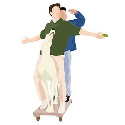 تیشرت friends طرح Joey Dog Ride کد 106587