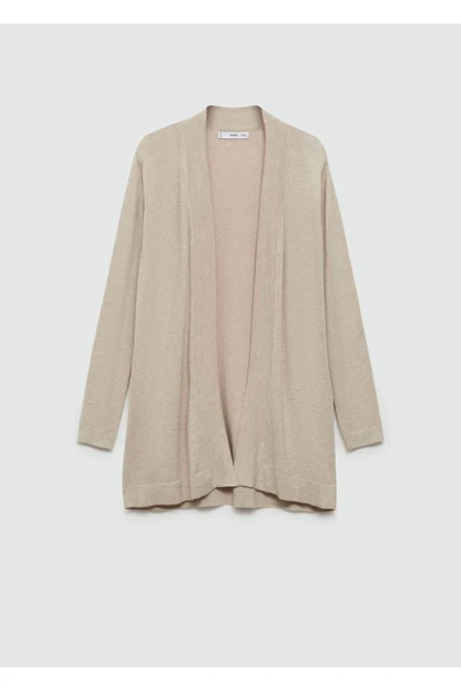 ژاکت کش باف پشمی زنانه اورجینال منگو mango