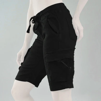 شلوارک زنانه لیوکس مدل 7106 مشکی