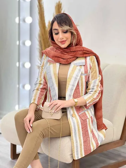 مانتو دو جیب نما کژال