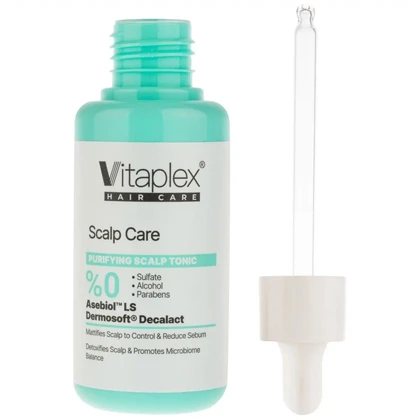 تونیک مو ویتاپلکس مدل Scalp Care کنترل کننده چربی و ضد شوره کف سر 100ml