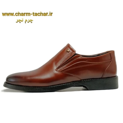 کفش رسمی مردانه بدون بند چرم طبیعیsi186