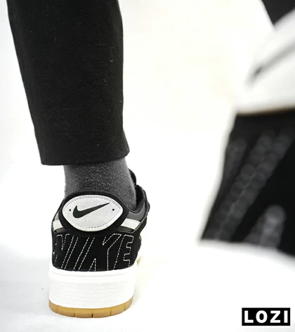 کفش کتانی مردانه مشکی کرم NIKE AIR JORDAN