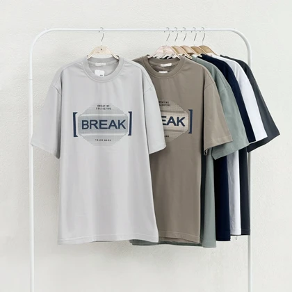 تیشرت مردانه یقه گرد BREAK | آی بولک