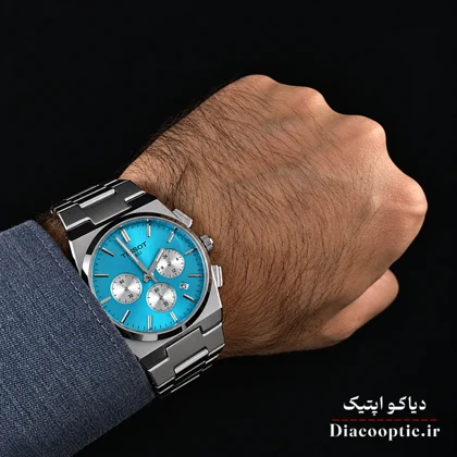 ساعت مچی مردانه سه موتور برند تیسوت مدل DO1344 استیل