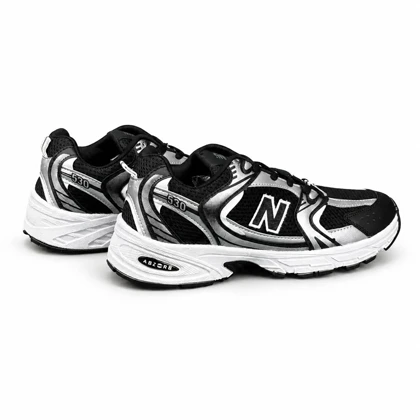 کفش کتانی بزرگپا مدل نیوبالانس 530 مشکی طوسی New Balance