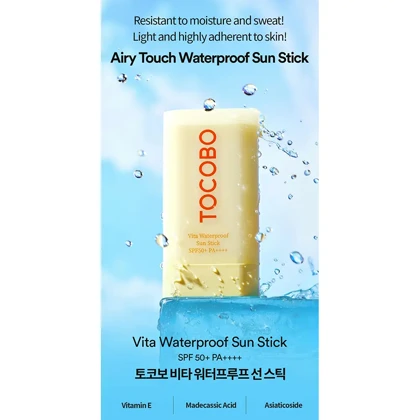 ضد آفتاب استیکی ضد آب توکوبو زرد مدل VITA حاوی SPF50