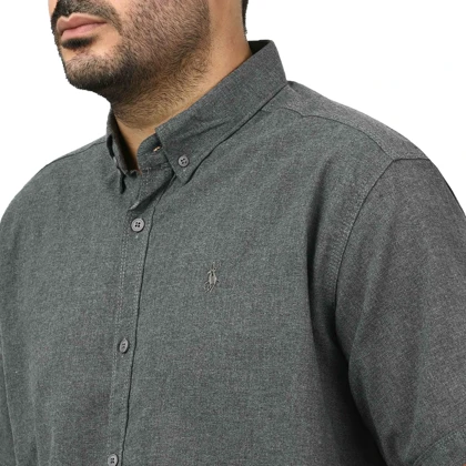 پیراهن آستین کوتاه لینن مردانه مدل 6215945