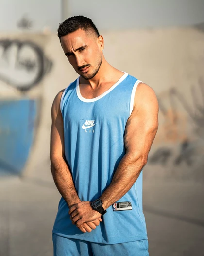 ست بسکتبالی نایک ورزشی آبی آسمانی