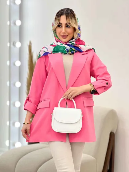 مانتو دو جیب آستین پاگن