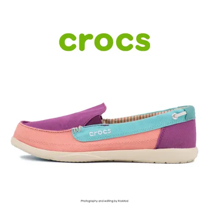 لوفر زنانه کراکس - Crocs Walu Loafer Viola/Melon