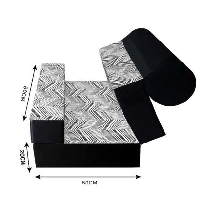 کاناپه تخت شو یک نفره آبستره مدل M1039