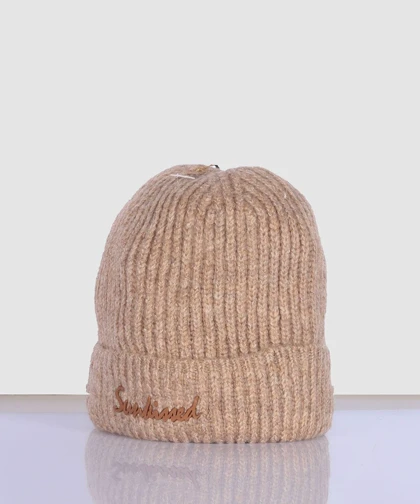 کلاه بافتنی زمستانه طرحدار 2055