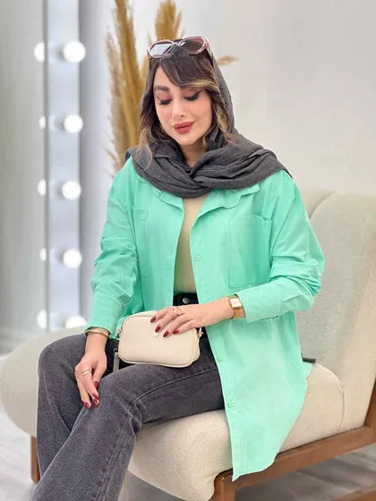 مانتو پشت دکمه ستایش