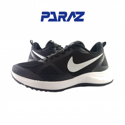 کفش اسپرت و رانینگ برند نایکی nike مدل گاید مشکی سفید | کفش اسپرت و رانینگ مردانه و زنانه برند نایکی nike مدل گاید مشکی سفید کد 285