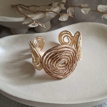 بنگل کاف دایره ای کنفی رنگ نود