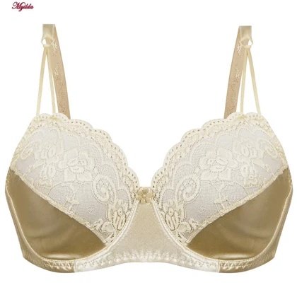 سوتین زنانه پانیذ کرم کد 66366-4