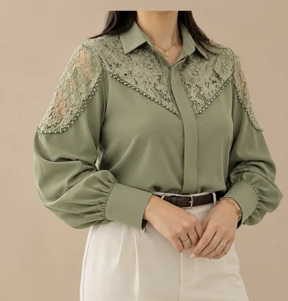 شومیز مجلسی زنانه مدل مخمل سنگدوزی