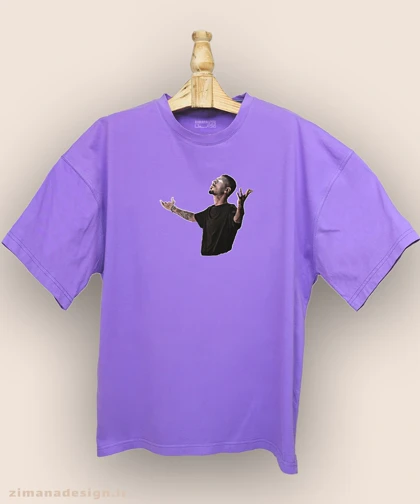 تیشرت لش مردانه و زنانه طرح رضا پیشرو کد 1040